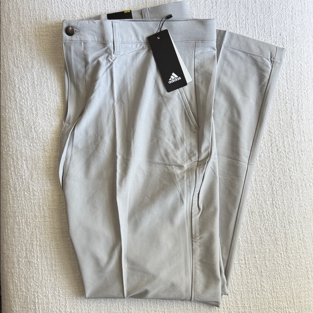 Adidas Classic Gray Golf Trousers